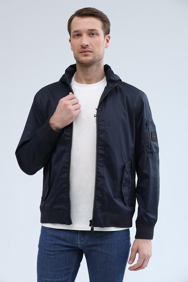 Ветровка Calamar синяя с капюшоном