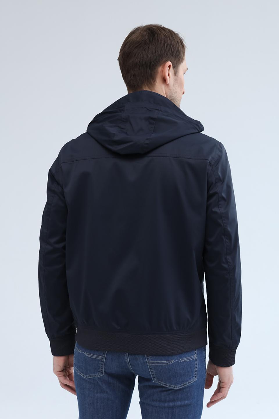 Ветровка Calamar синяя с капюшоном