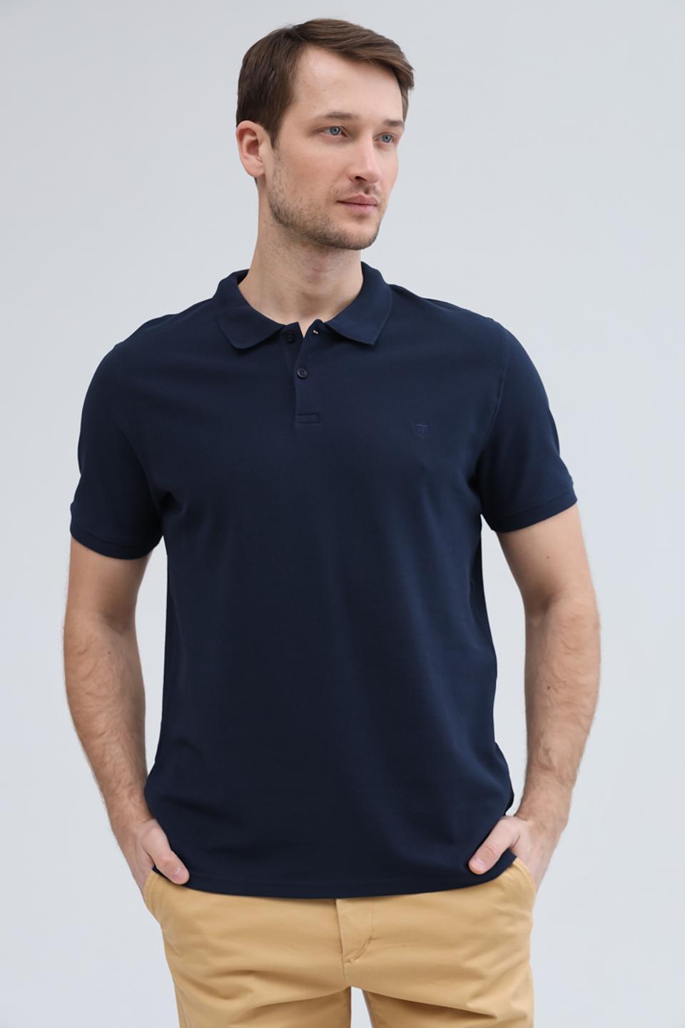 Поло Basefield men тёмно-синее