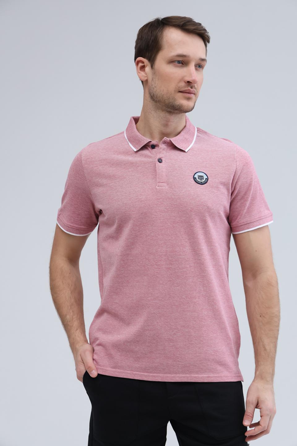 Поло Basefield мужское розовое