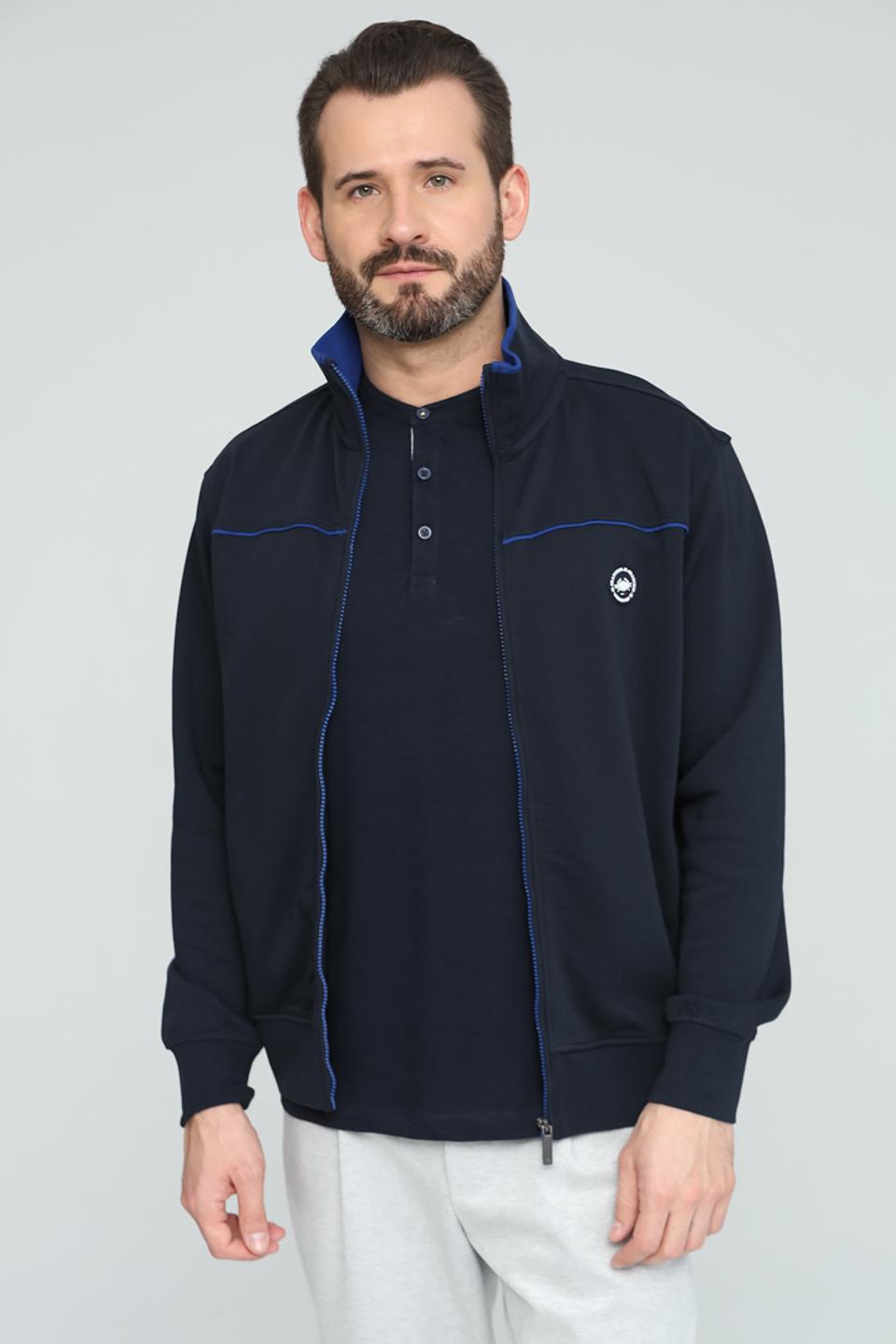 Кардиган Granchio мужской тёмно-синий