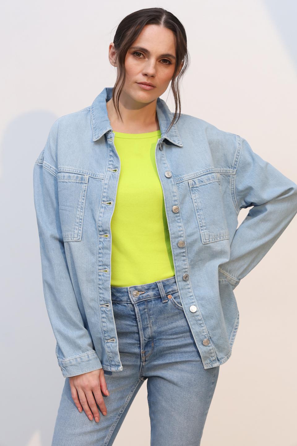 Жакет Angels джинсовый голубой