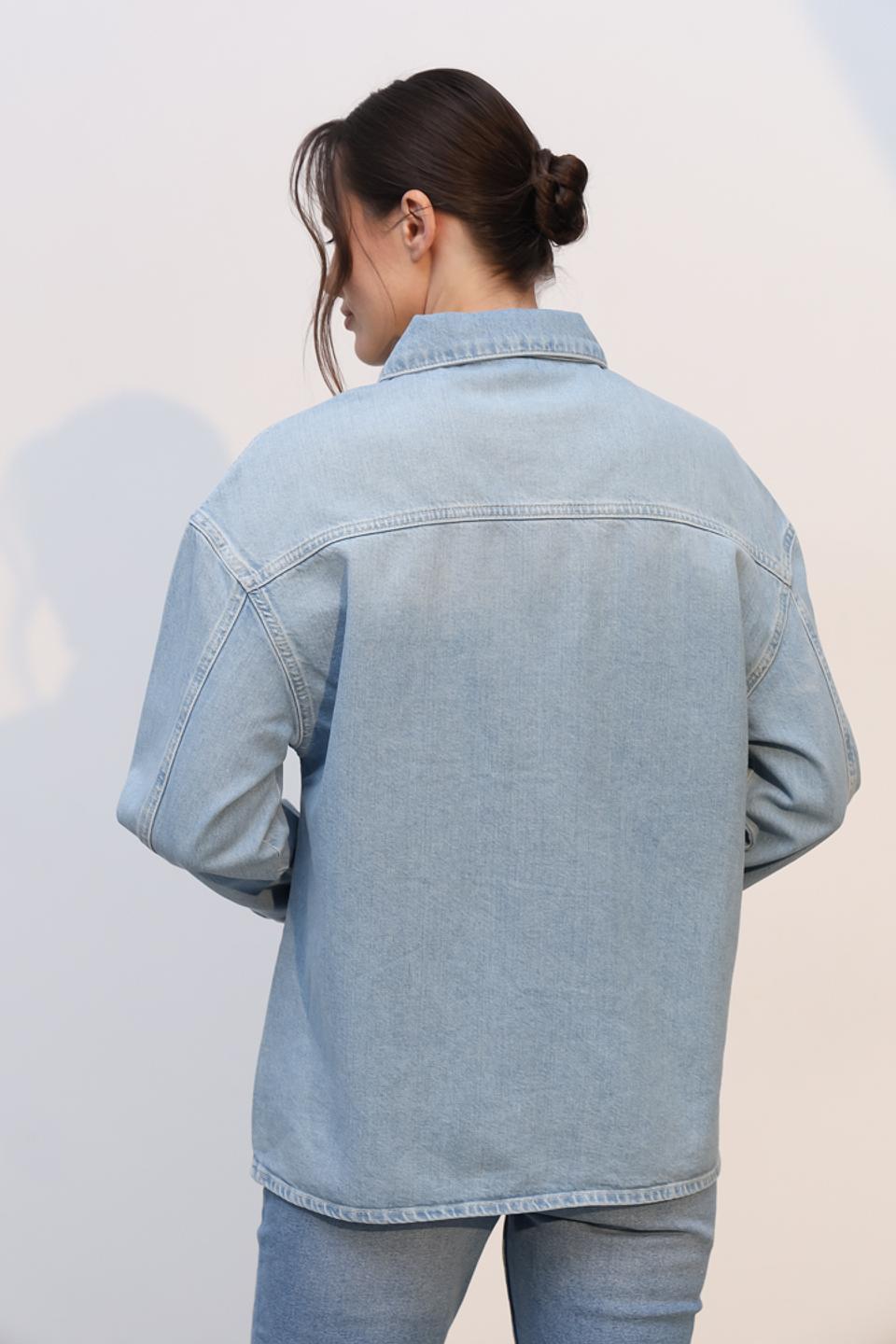 Жакет Angels джинсовый голубой