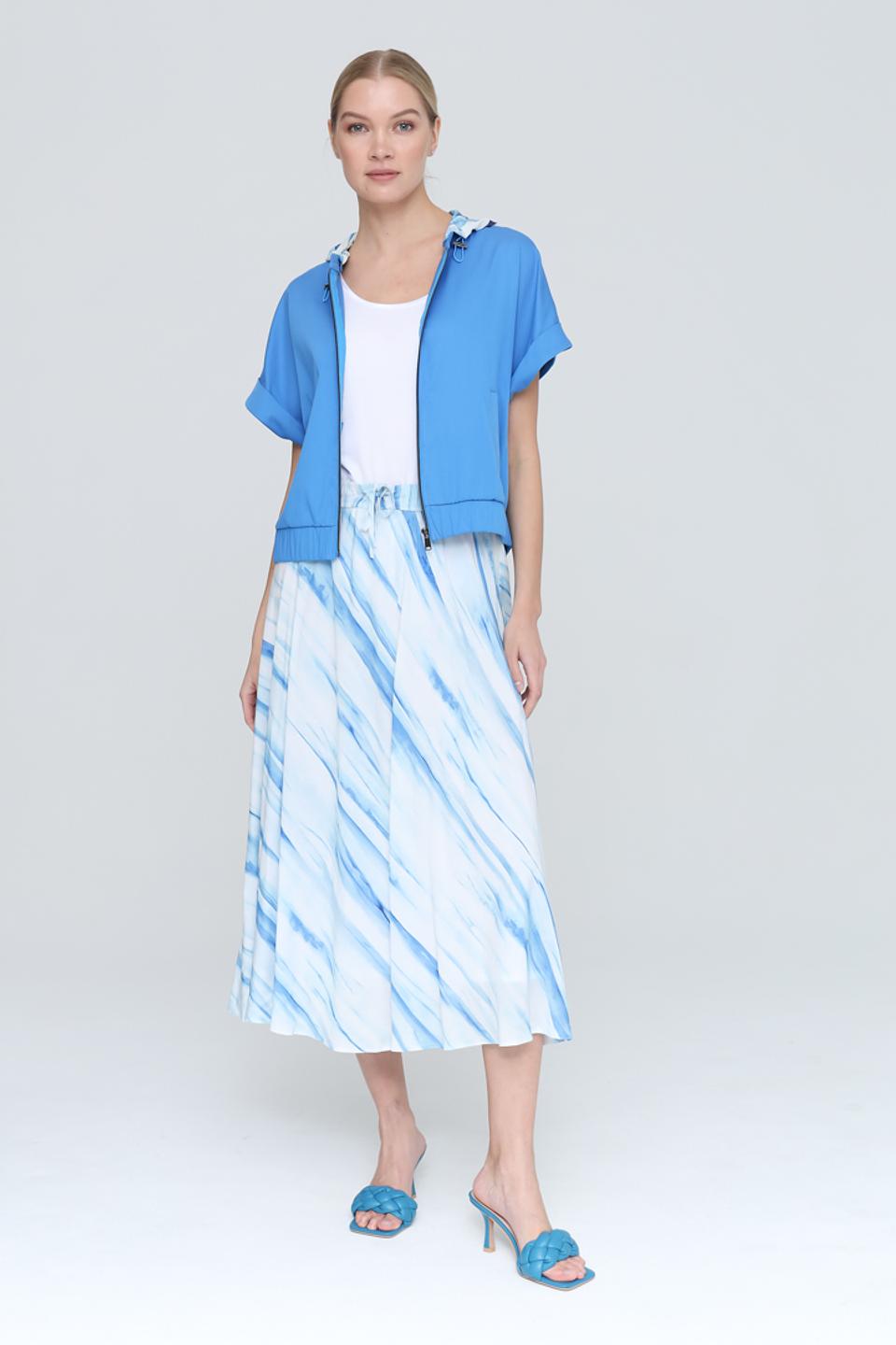 Жакет Tuzzi голубой с капюшоном