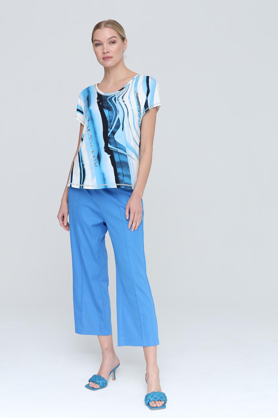 Брюки кюлоты Tuzzi голубые
