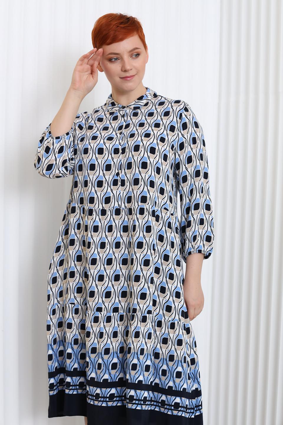 Платье Lebek с геометрическим принтом