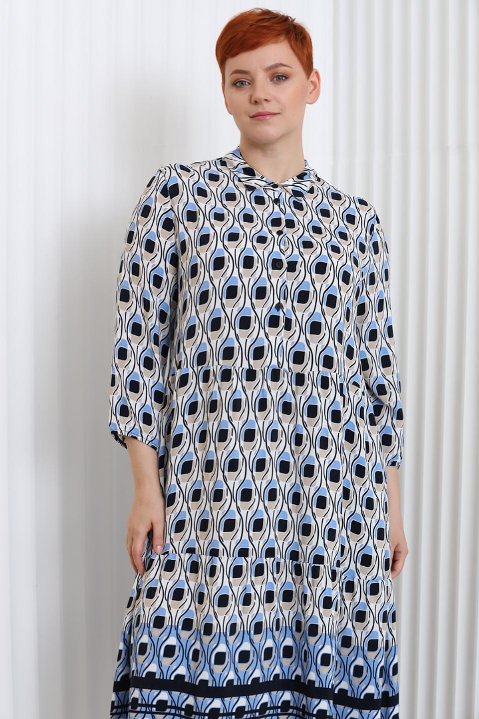 Платье Lebek с геометрическим принтом