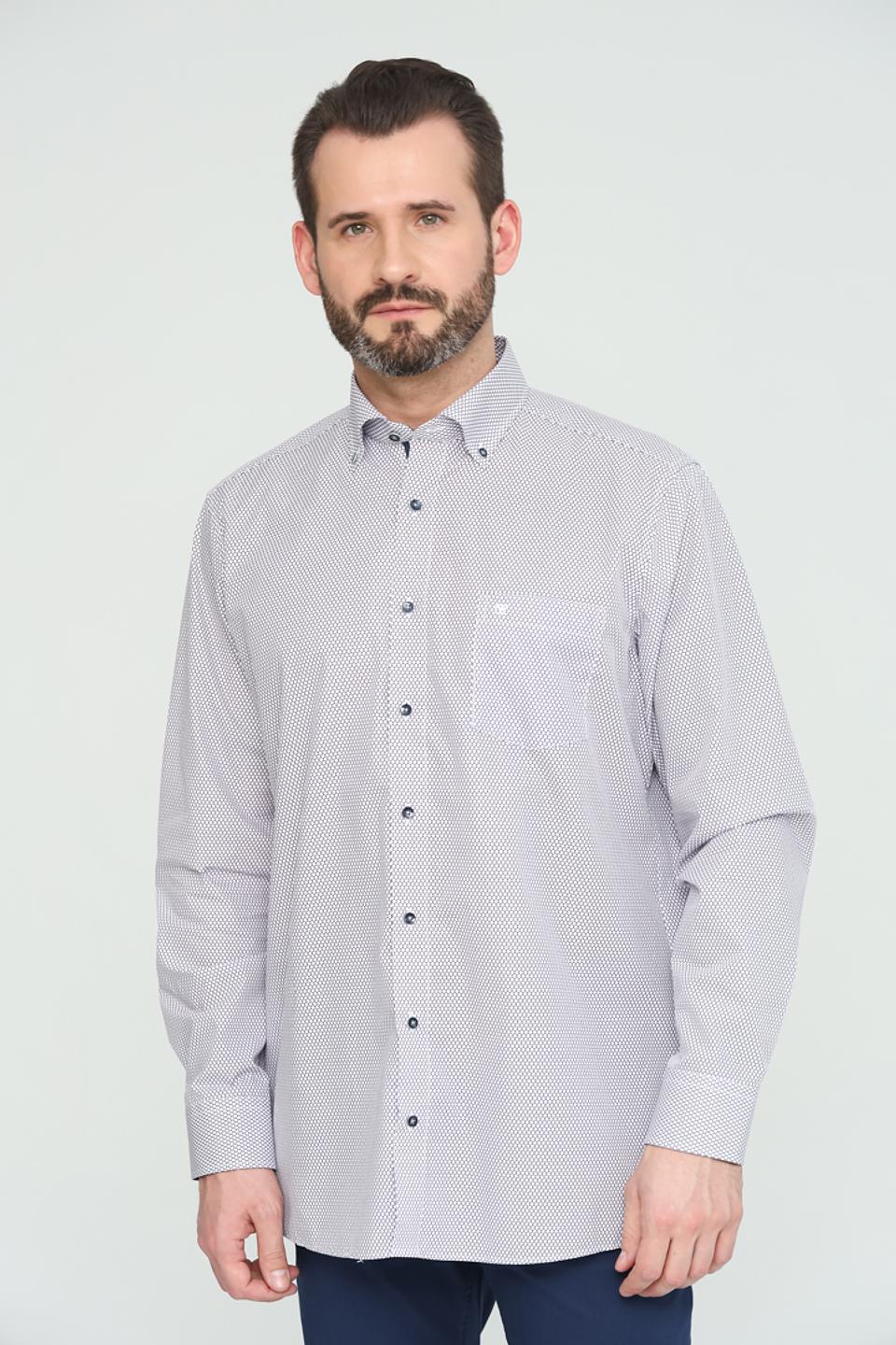 Рубашка Casa Moda с принтом Comfort Fit