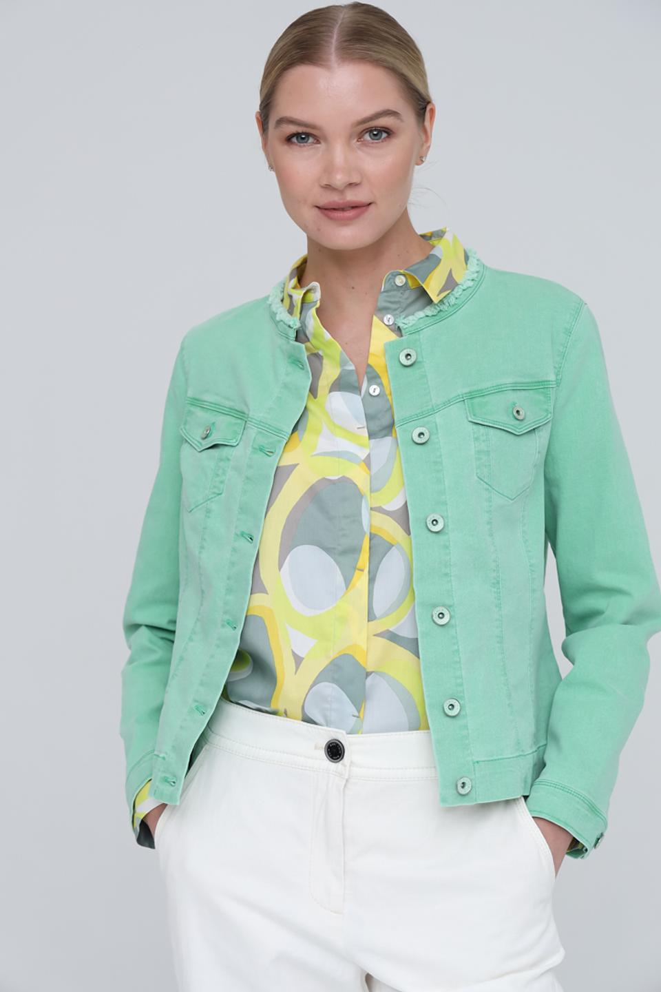 Жакет Bianca джинсовый мятный