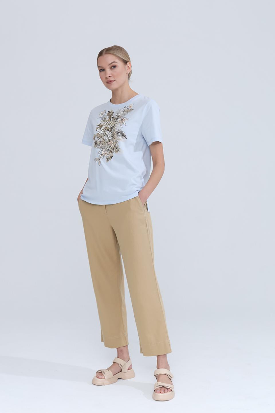 Футболка Marc Cain с цветочным принтом