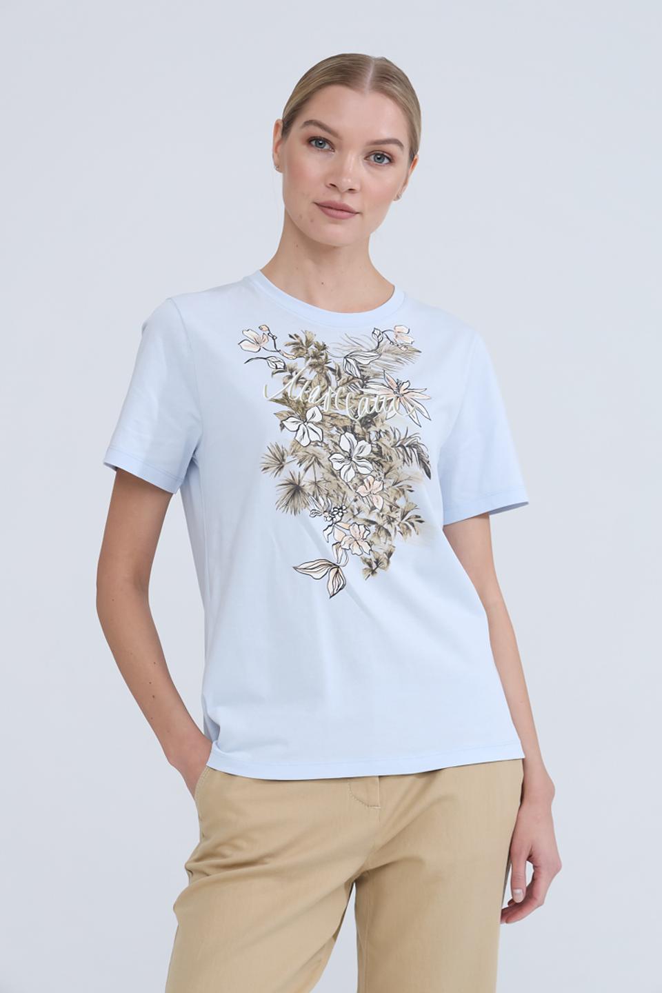 Футболка Marc Cain с цветочным принтом