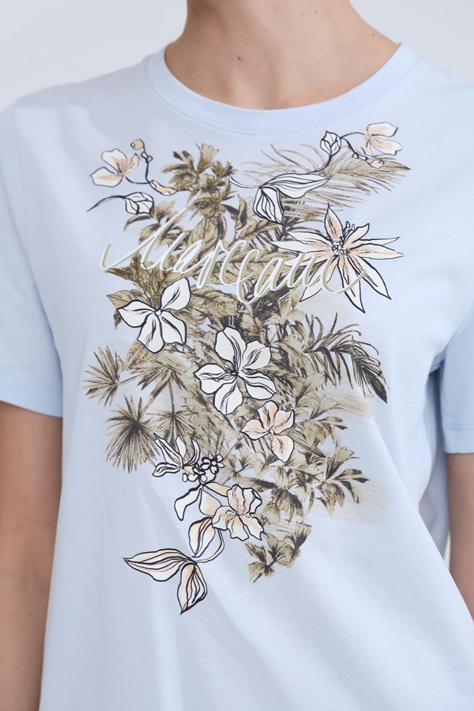 Футболка Marc Cain с цветочным принтом