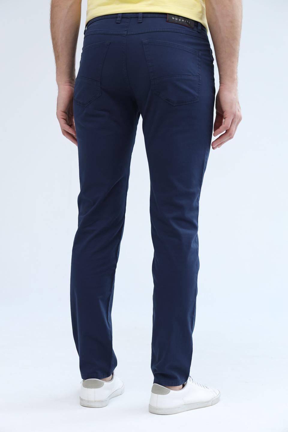 Брюки Bugatti синие slim fit