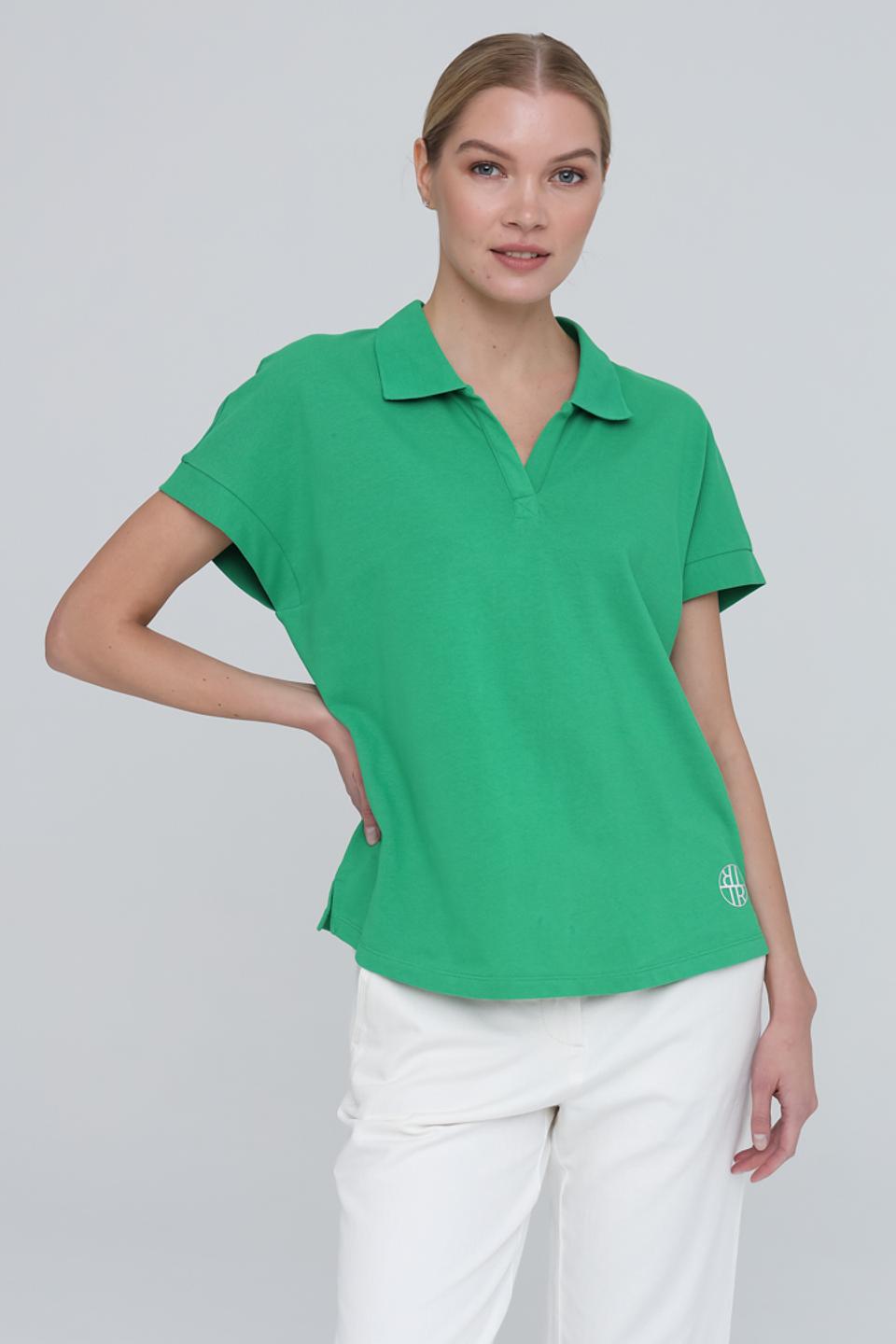 Поло Thomas Rabe зелёное