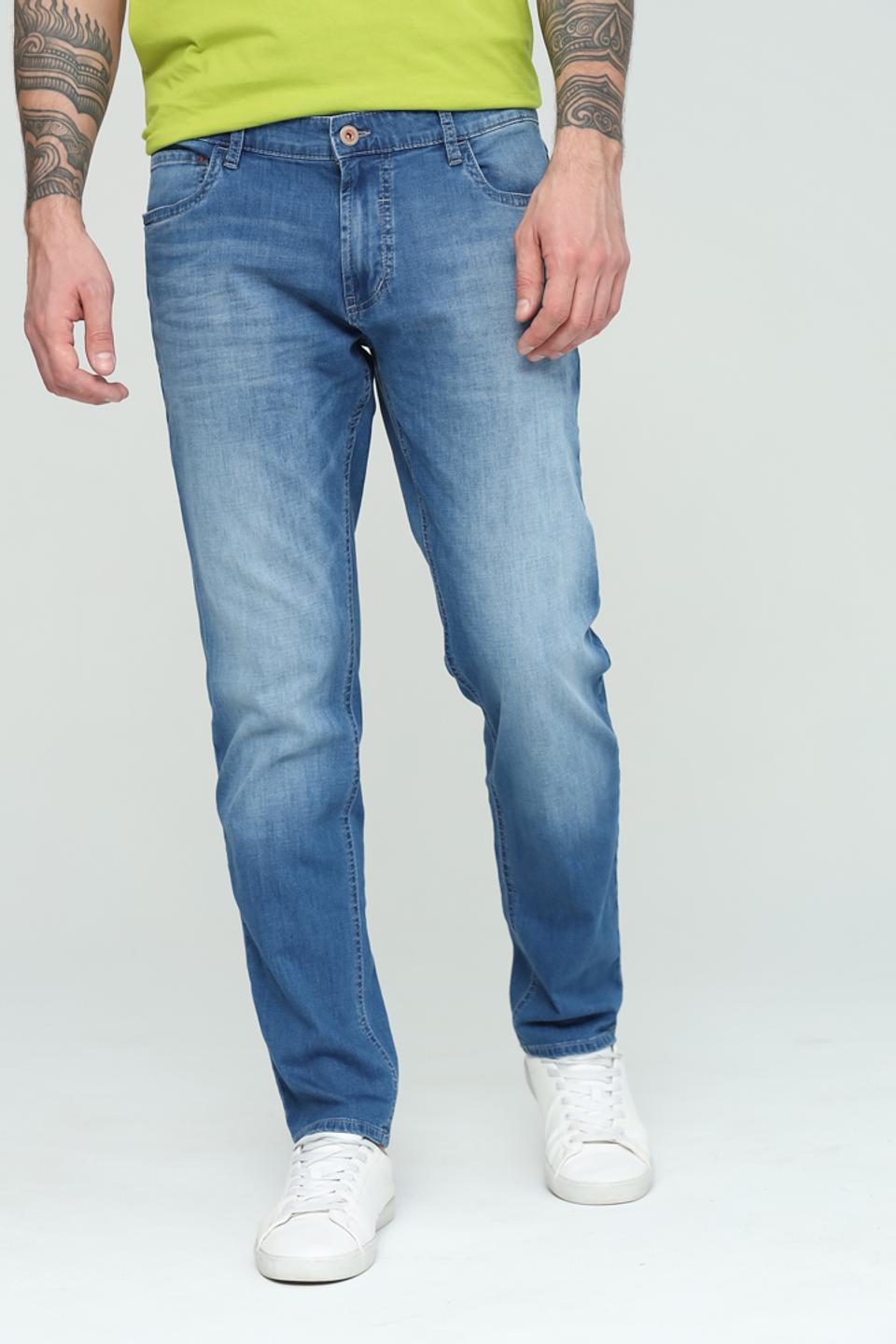 Джинсы Hattric Slim Fit голубые