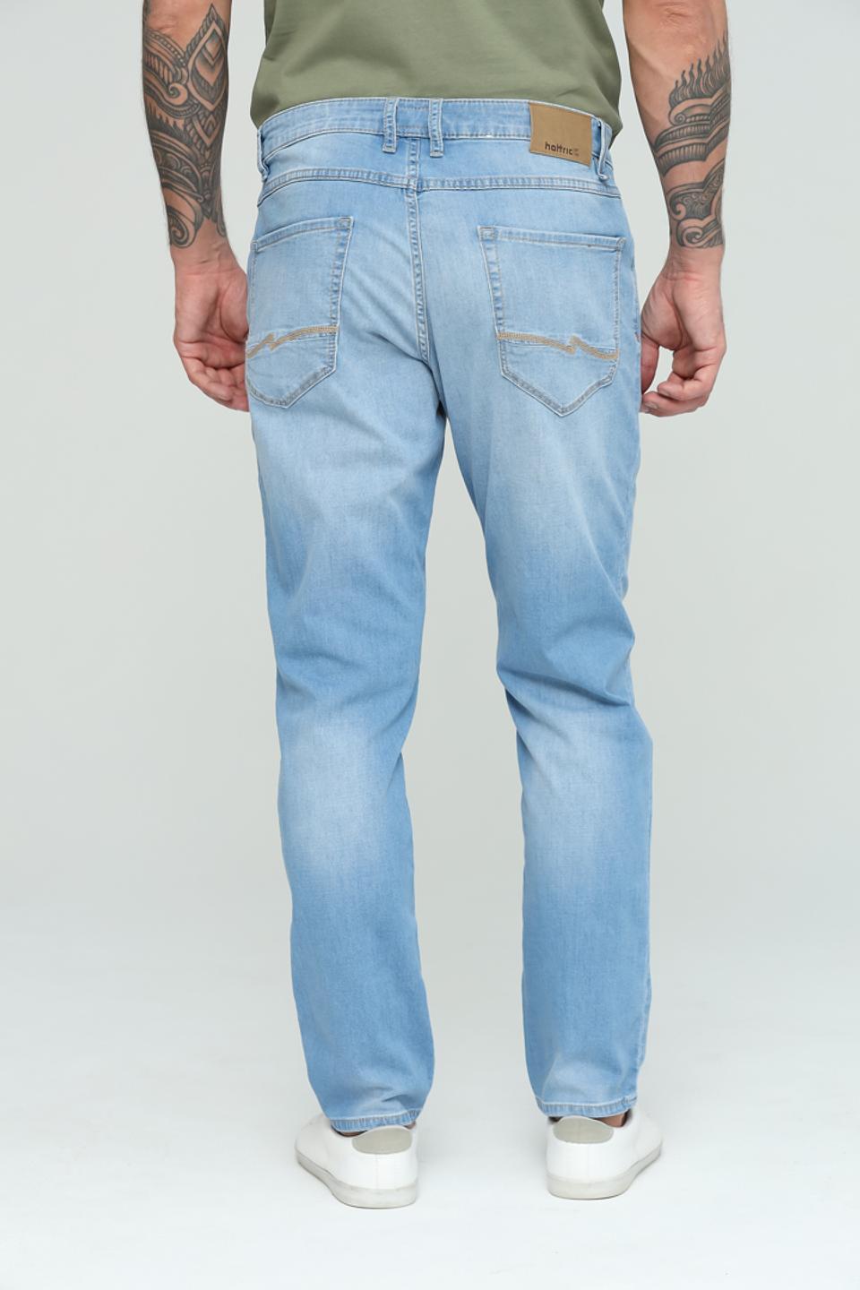Джинсы Hattric Slim Fit голубые