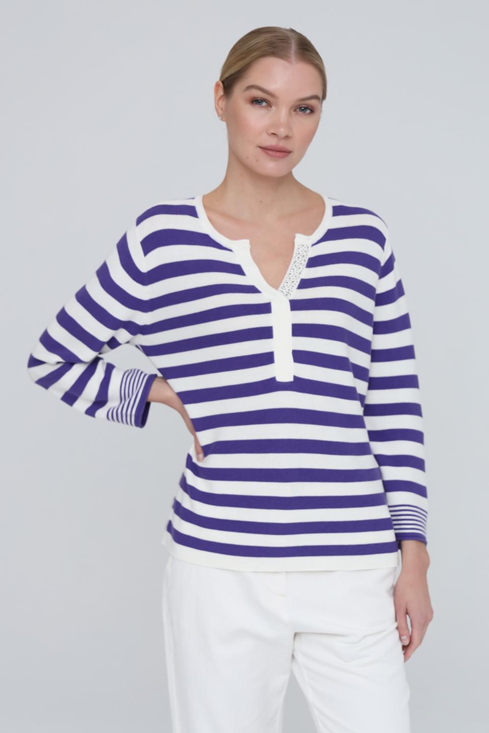 Джемпер Pezzo в полоску