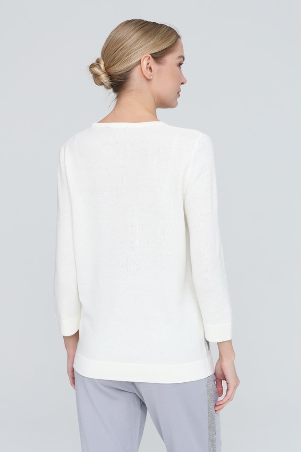 Джемпер Pezzo с принтом городов белый