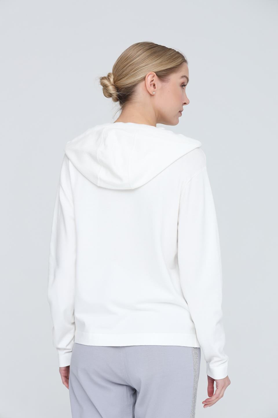 Толстовка Pezzo с капюшоном белая