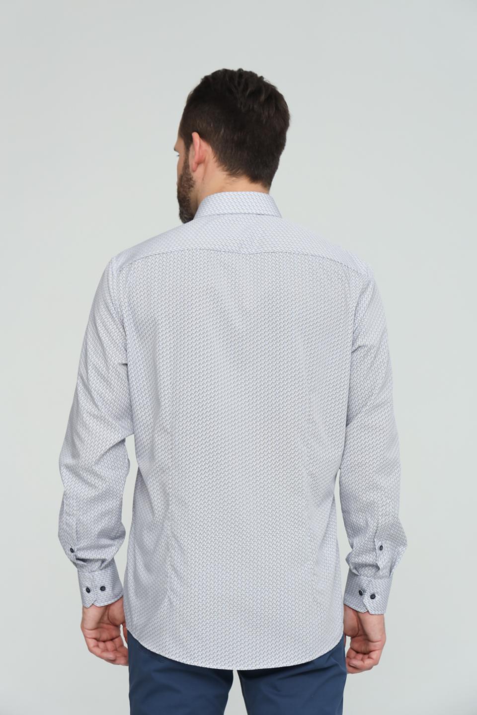 Рубашка Venti с принтом серый