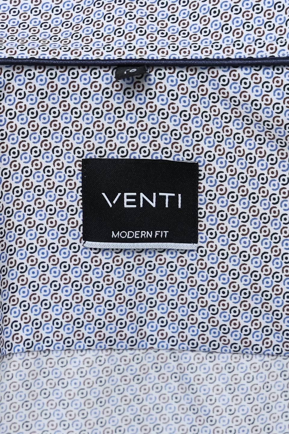 Рубашка Venti с принтом серый