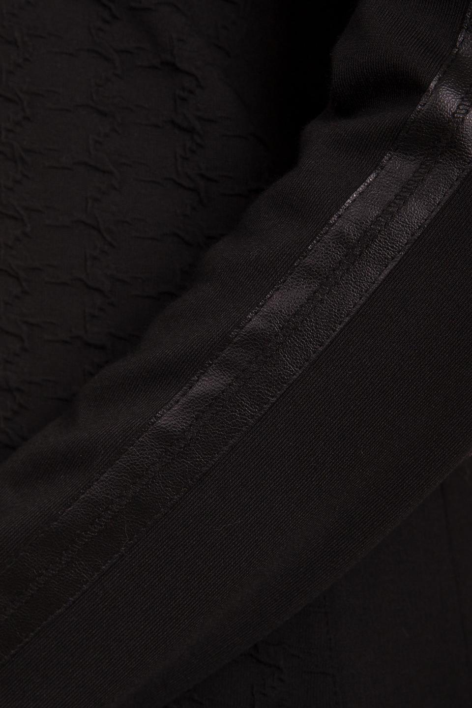 Чёрный жакет Gerry Weber с кожаными вставками