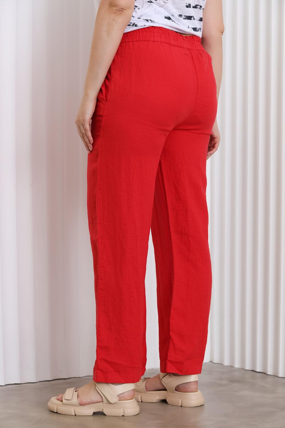 Брюки клёш Lisa Campione красные