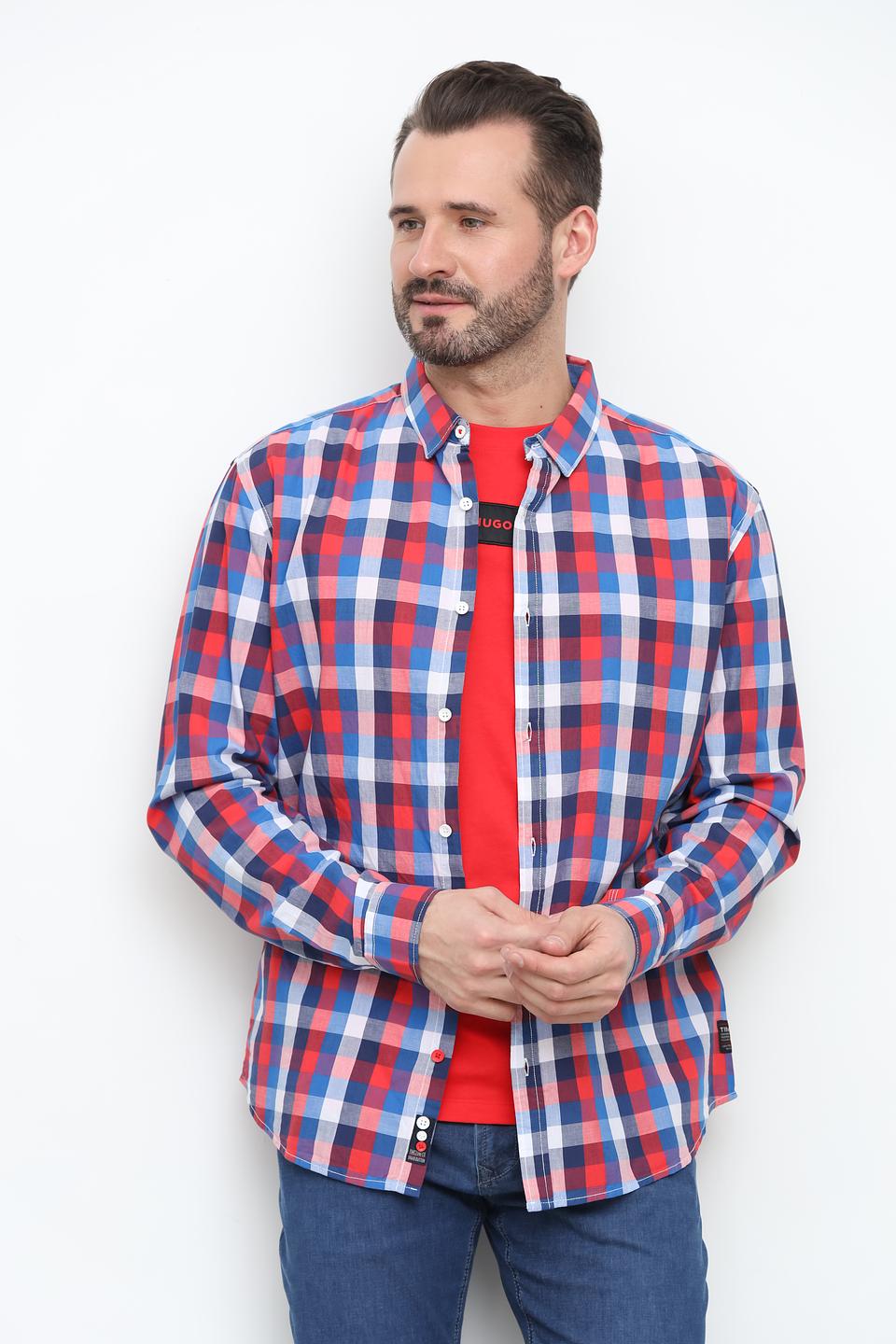 Рубашка Time Zone в клетку