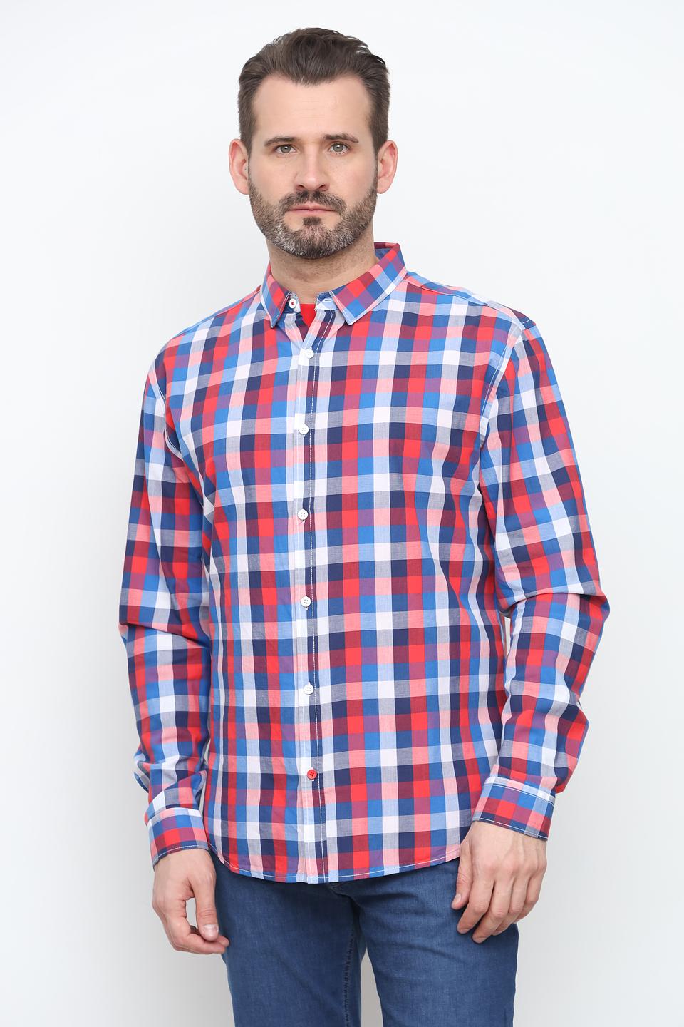 Рубашка Time Zone в клетку