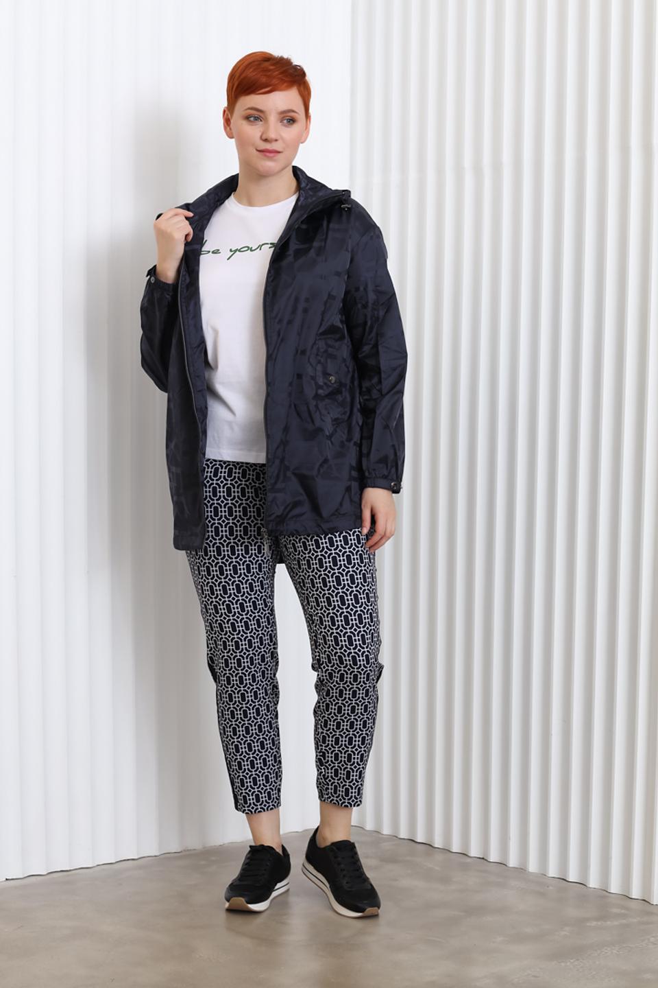 Куртка Heyer с принтом синяя