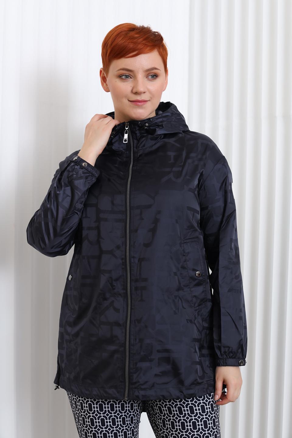 Куртка Heyer с принтом синяя