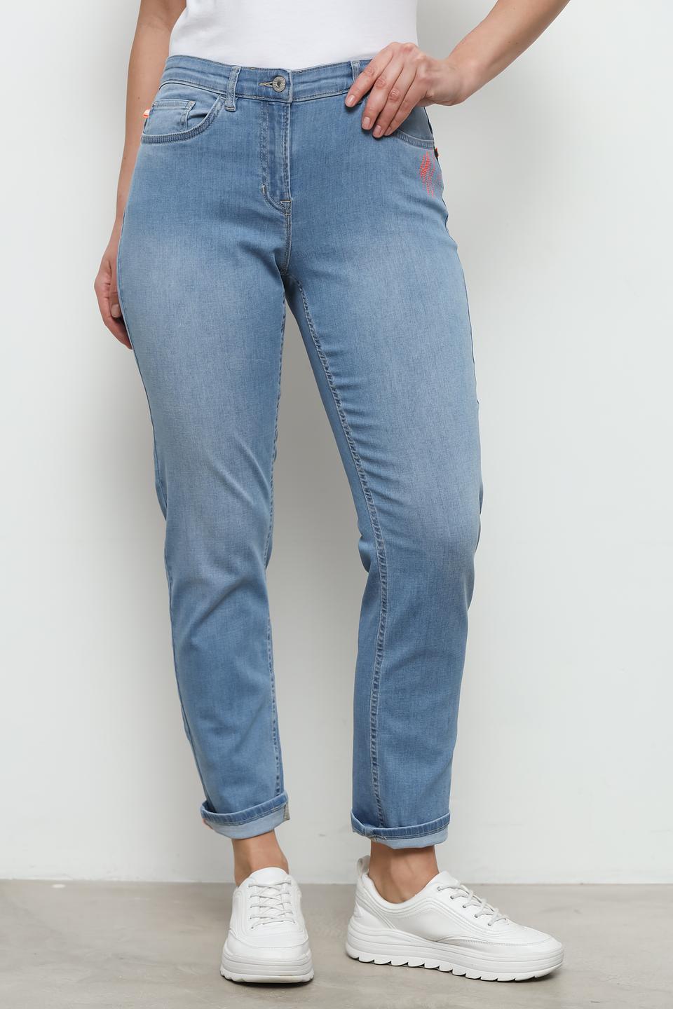 Джинсы Ppep. mom fit голубые