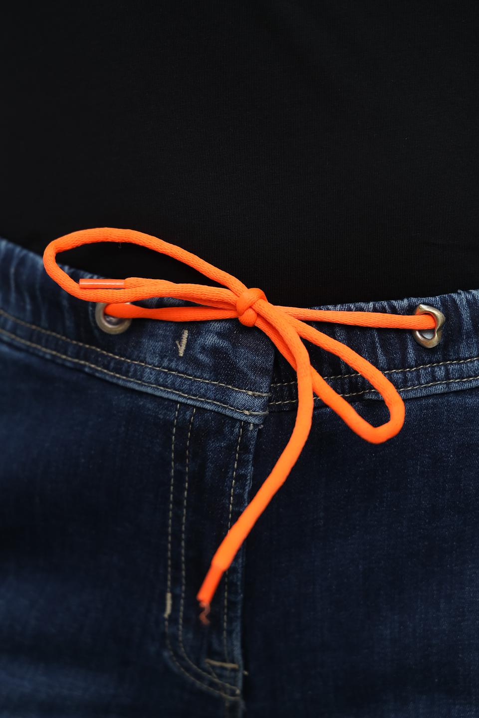 Джинсы Ppep. с утяжкой оранжевый