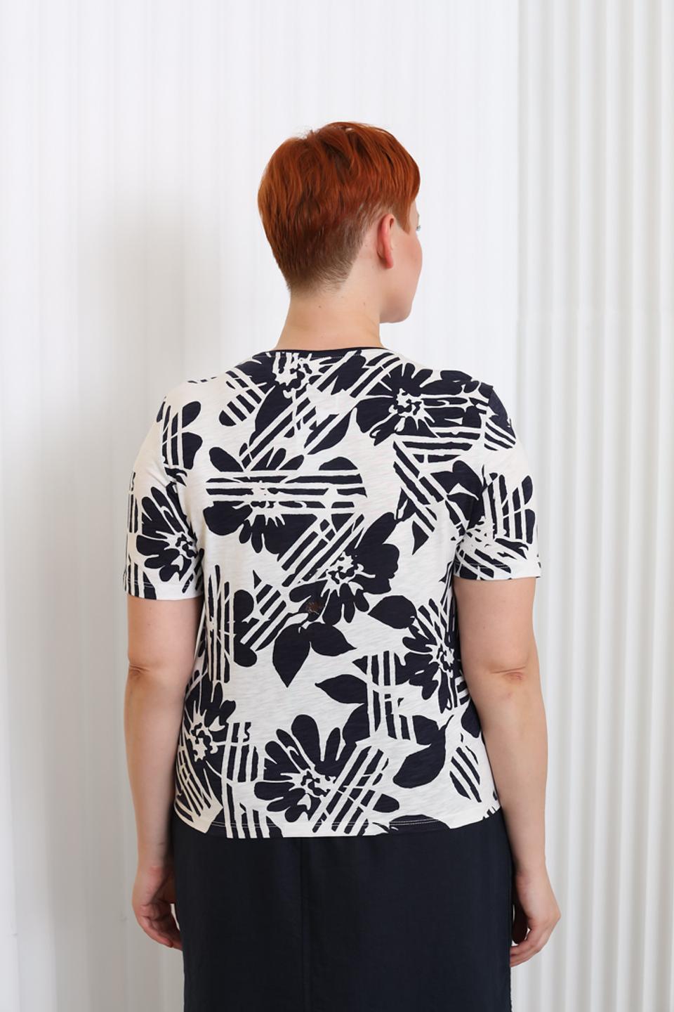 Блуза Lebek с принтом