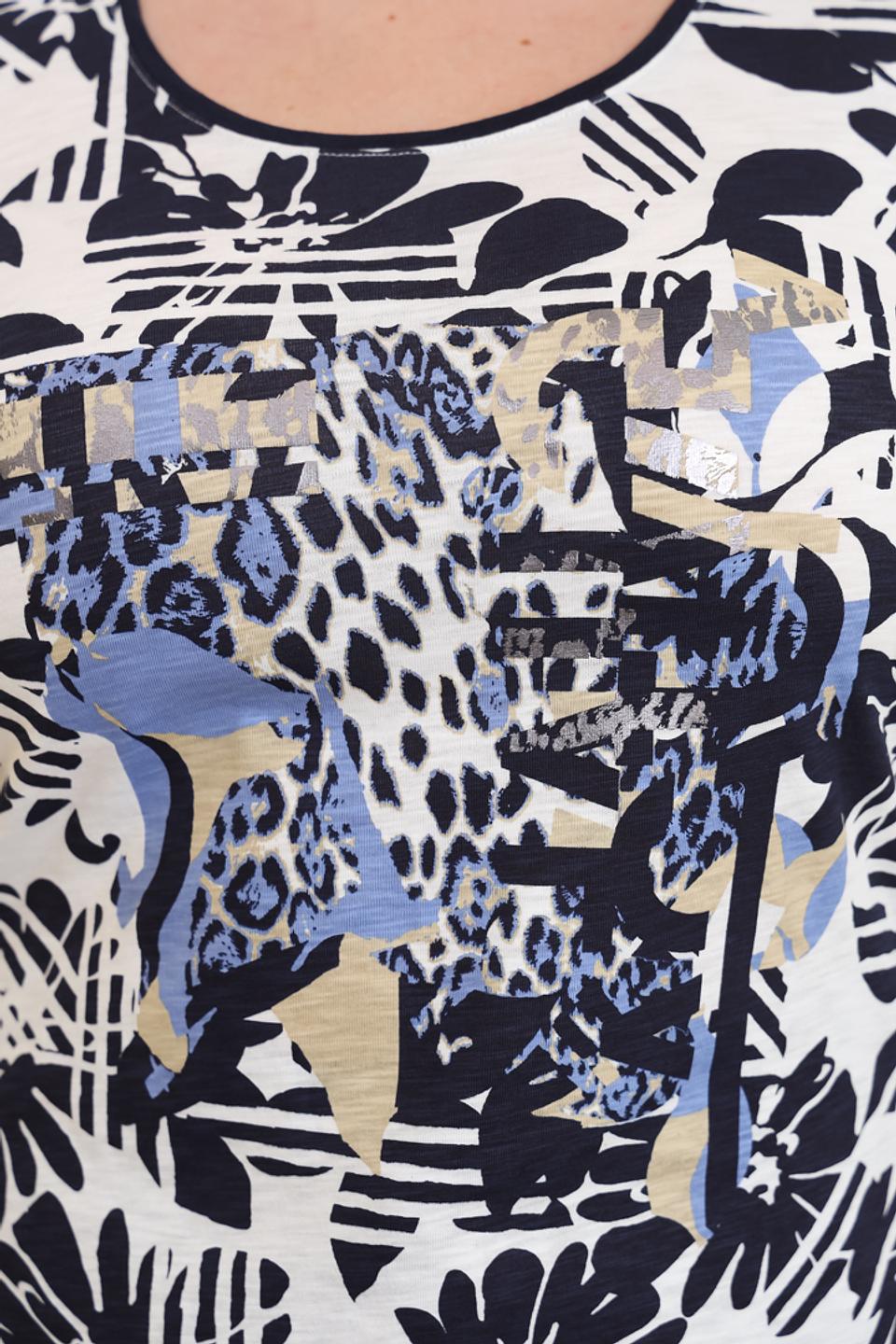 Блуза Lebek с принтом