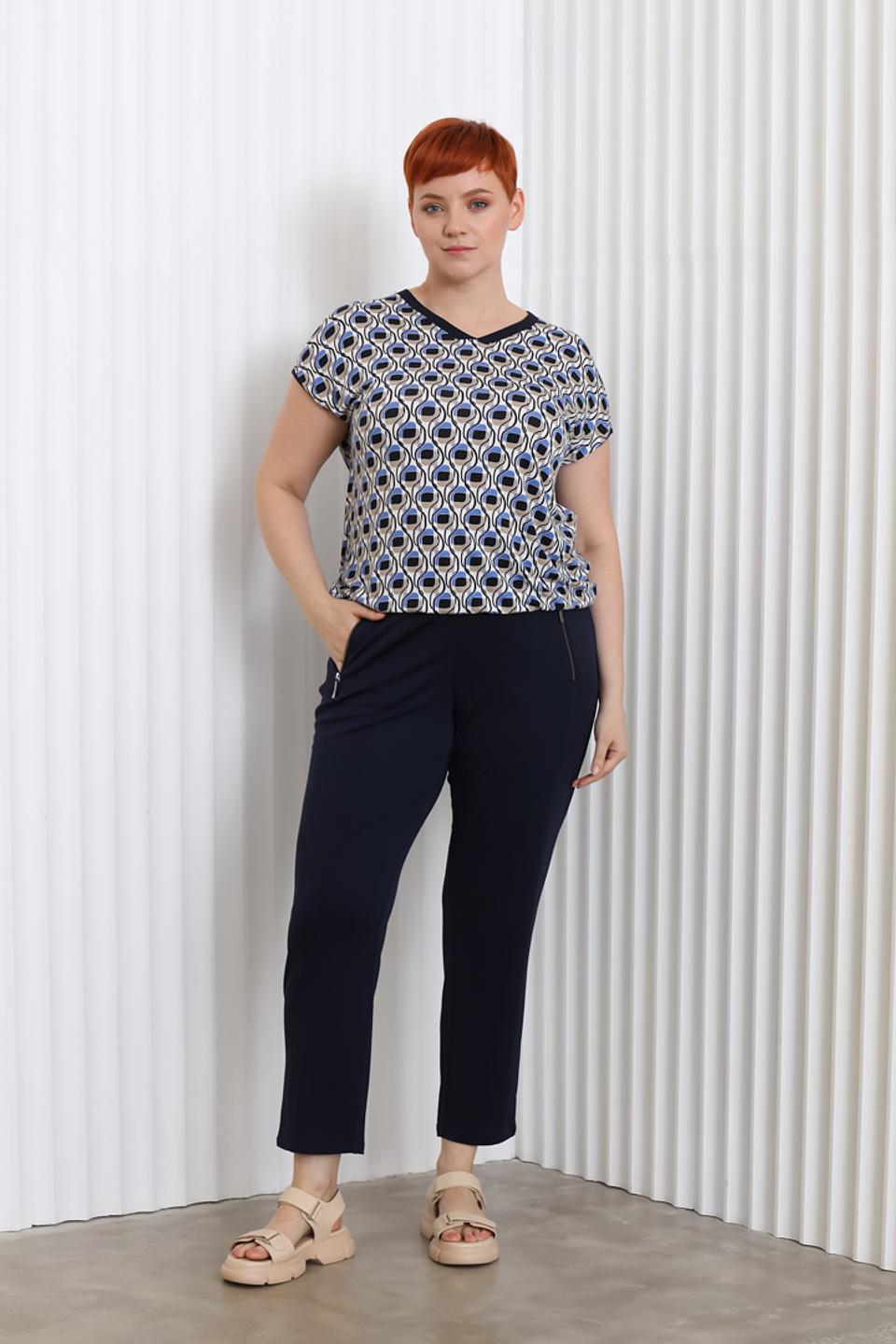 Брюки Lebek Barbara темно-синие