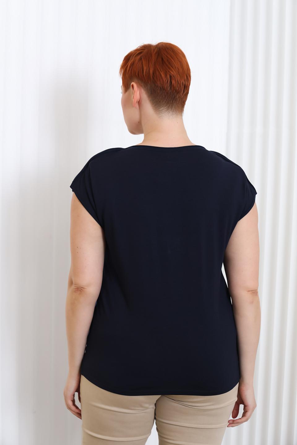 Блуза Lebek с абстрактным принтом