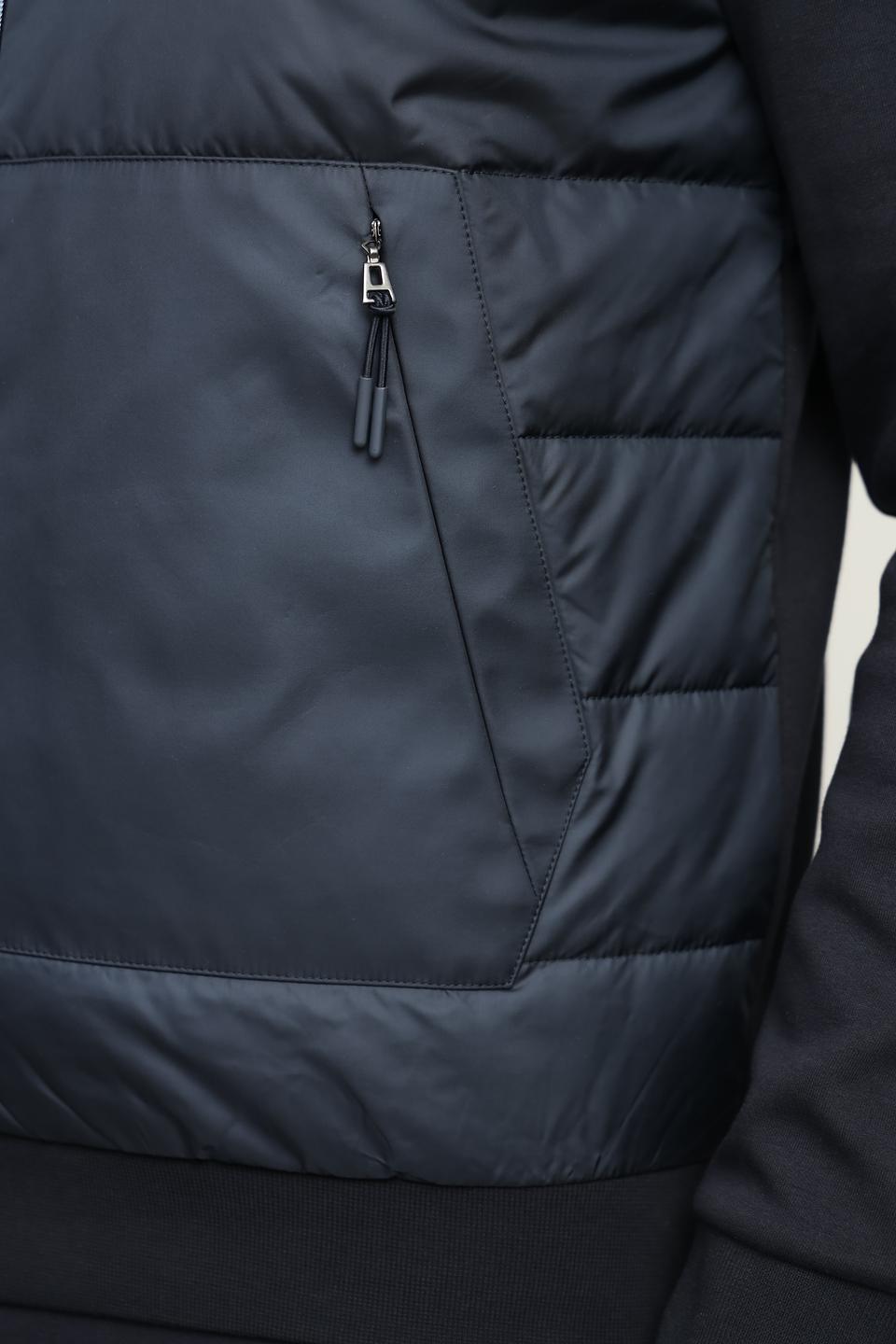 Кардиган Bugatti стеганый темно-синий