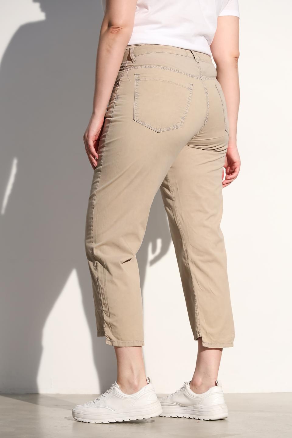 Брюки кюлоты Doris Streich бежевые