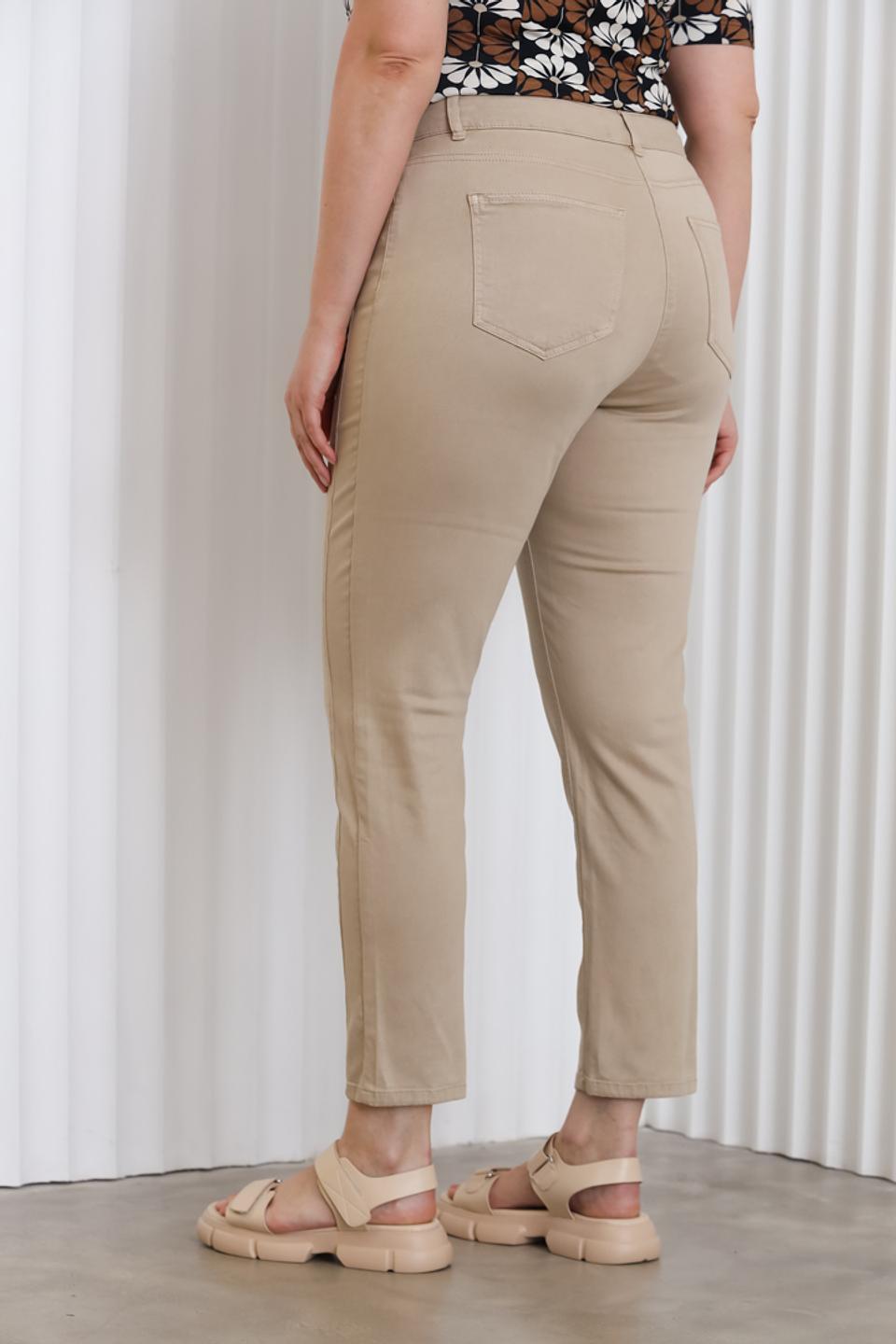 Брюки классические Frapp бежевые