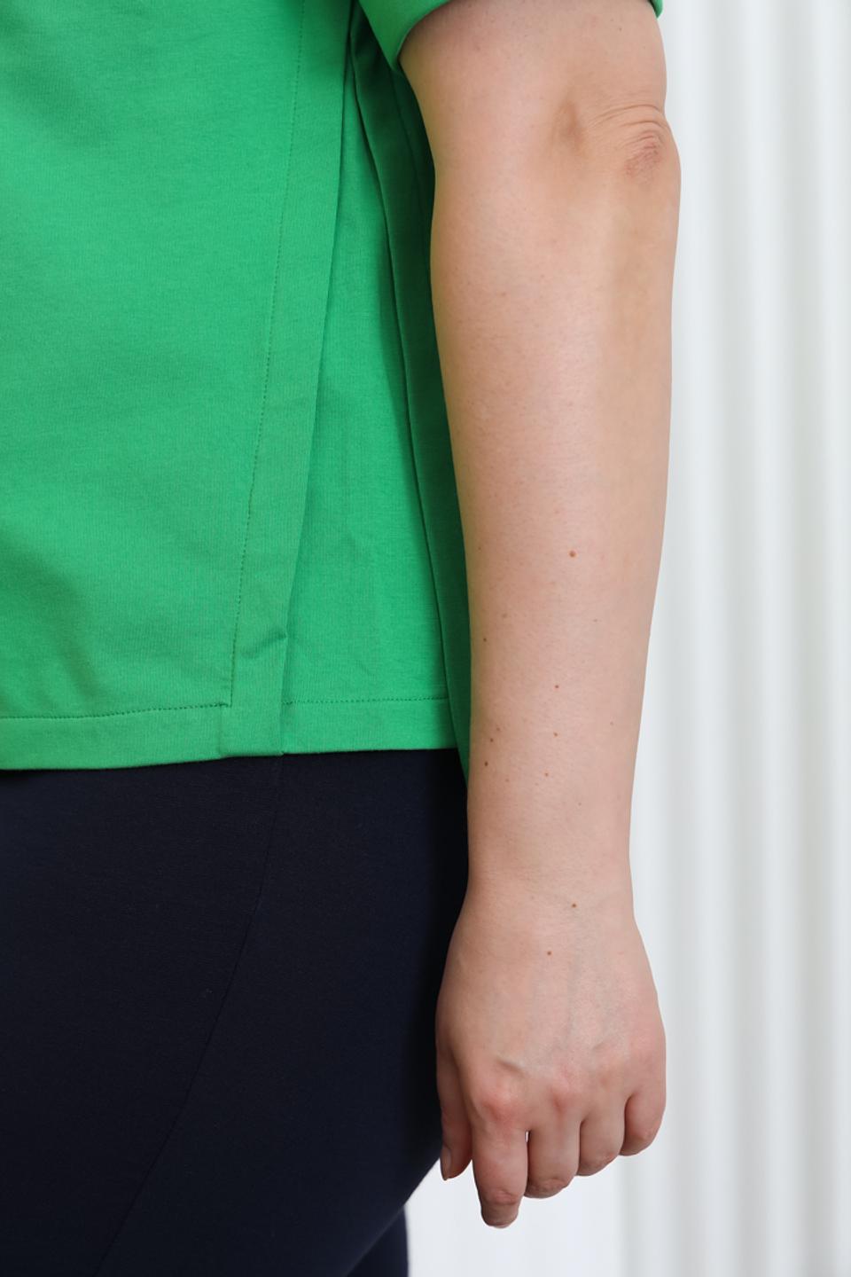 Футболка Rabe collection с принтом, зелёная