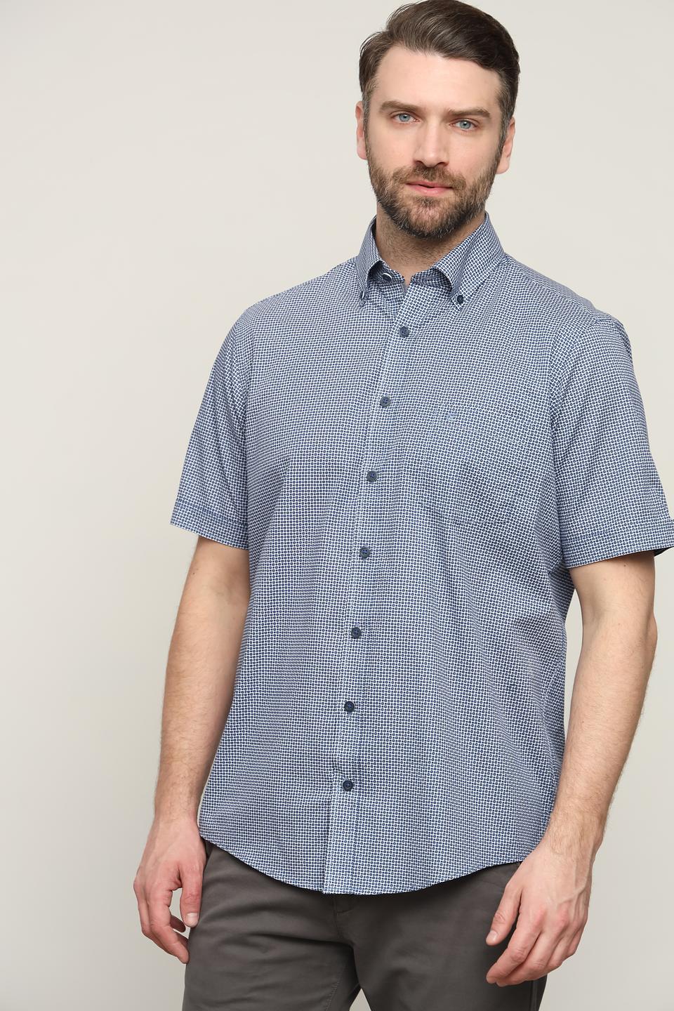 Рубашка кр Casa Moda в клетку