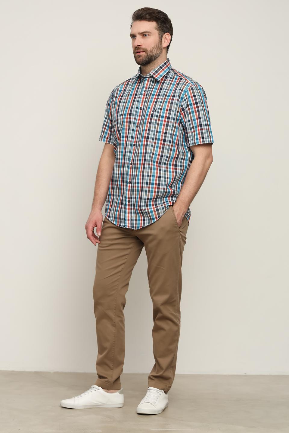 Рубашка кр Casa Moda в клетку