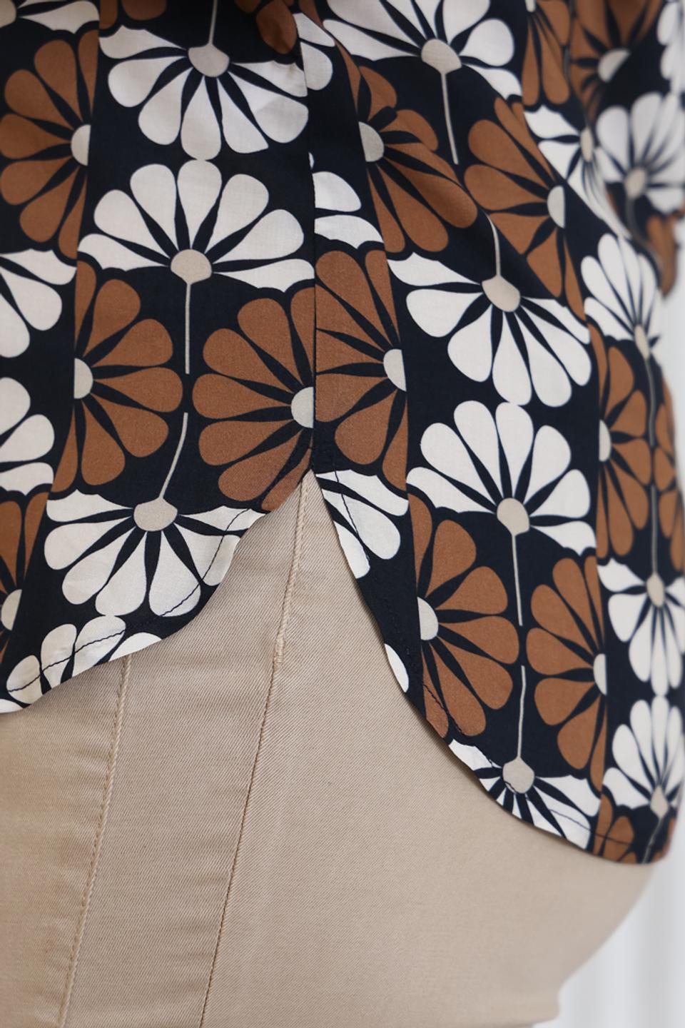 Рубашка Sommer mann с цветочным принтом