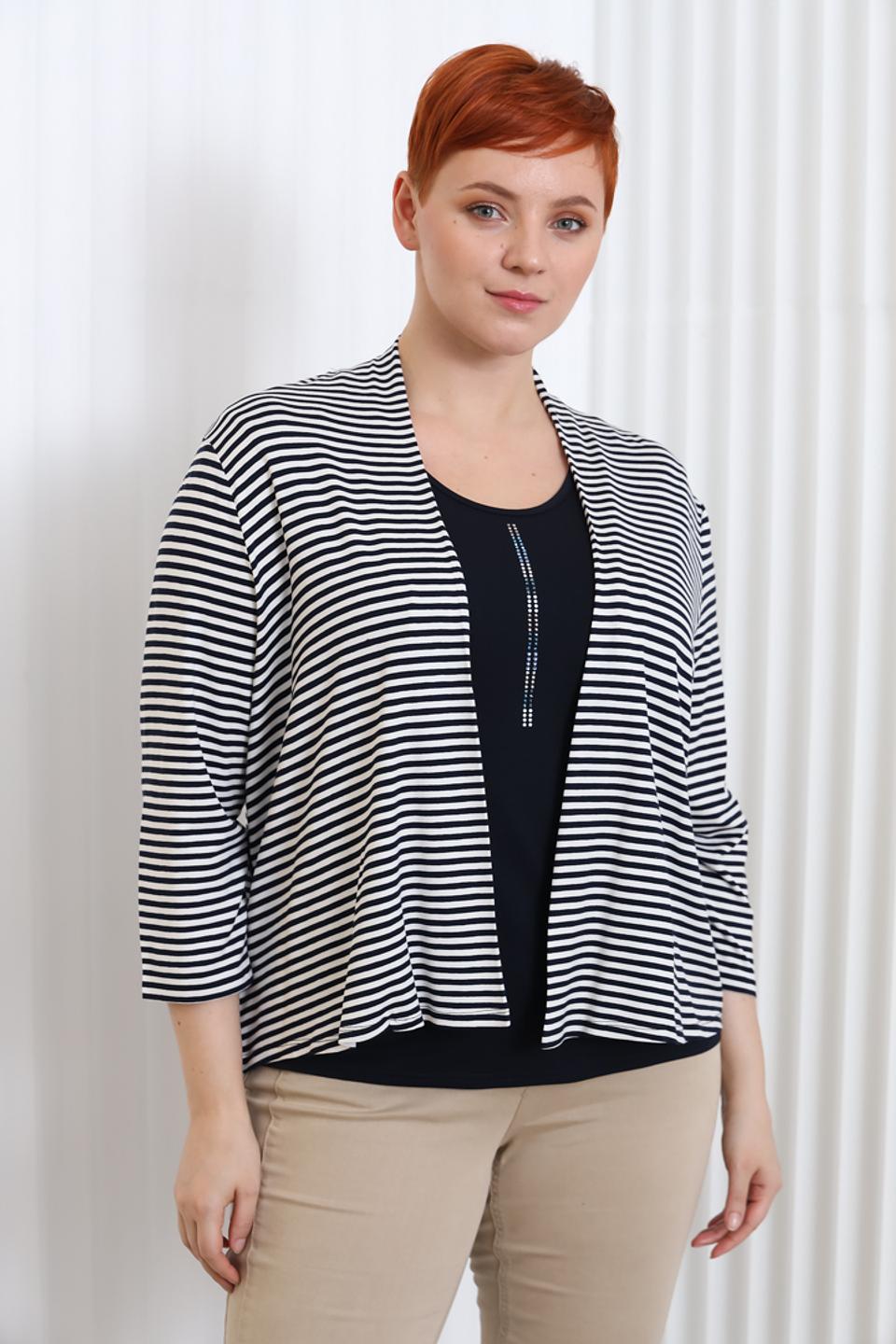 Кардиган Lebek в полоску