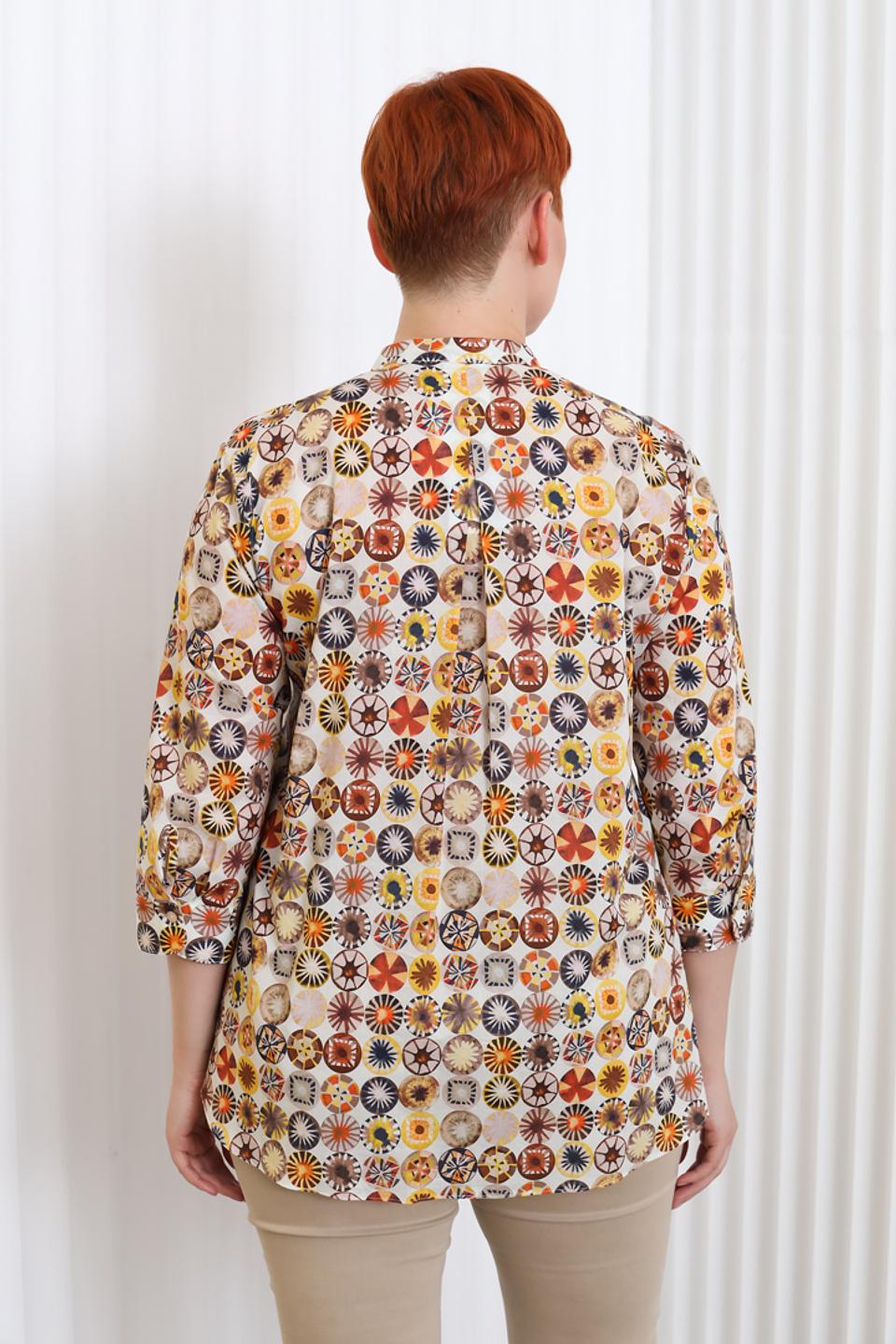Блуза Sommer mann с цветочным принтом