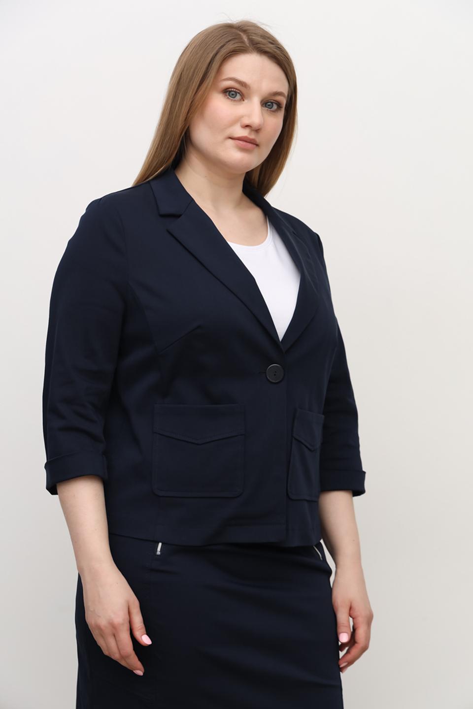 Жакет Frank Walder приталенный синий