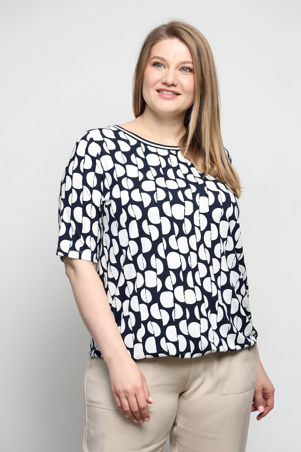 Блуза Via Appia с принтом