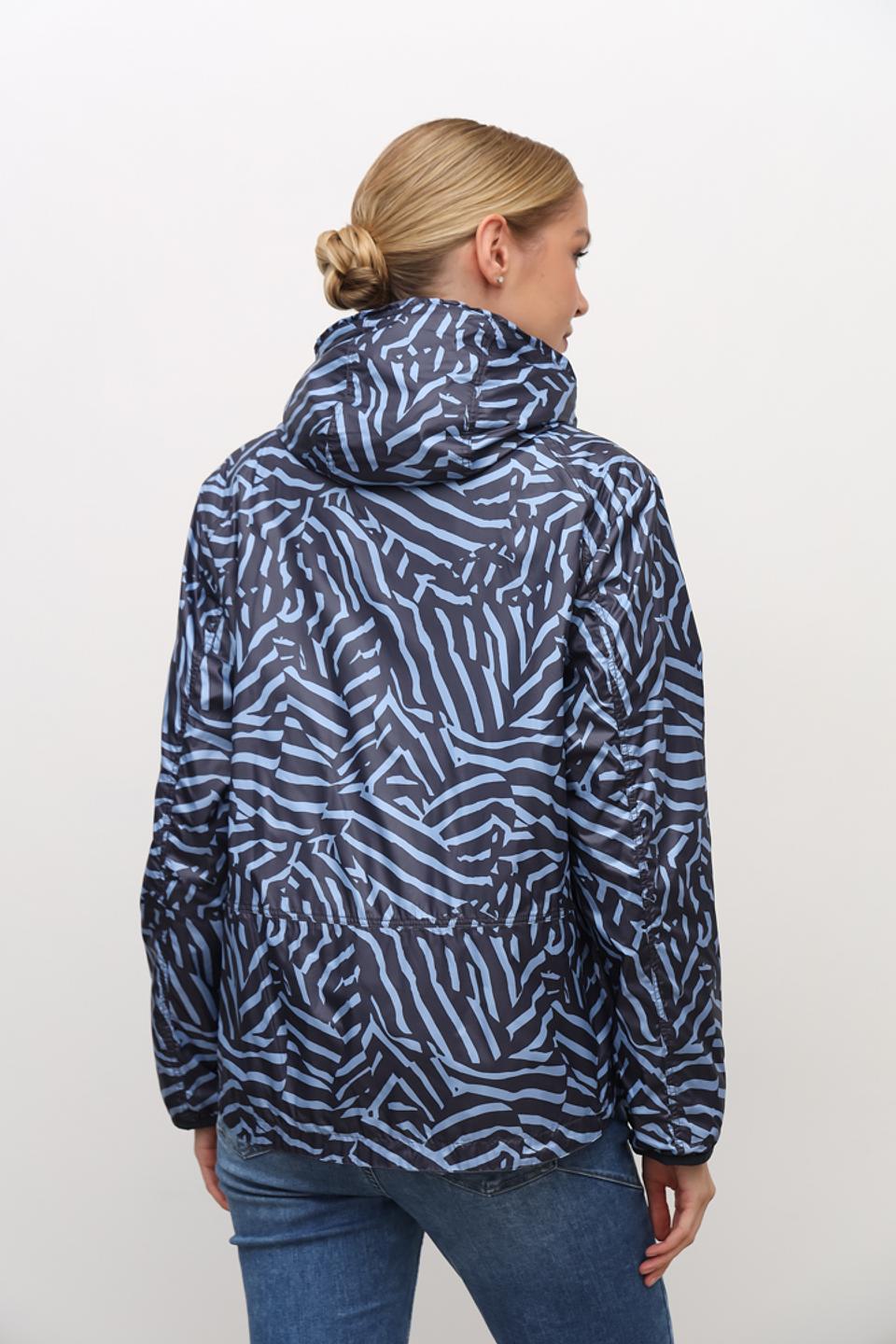 Куртка Lebek синяя с капюшоном