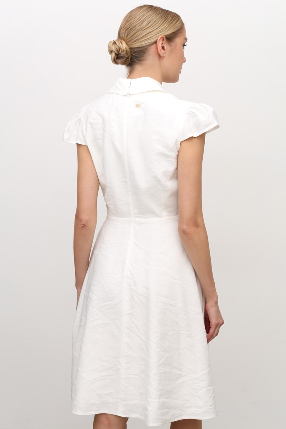 Платье Marciano белое с воротником